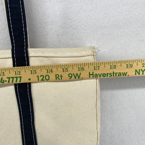 LL BEAN Boat And Tote Bag MERRILL LYNCH Investments Private Banking Canvas USA - Picture 7 of 16